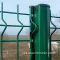 Malla de la valla de jardín verde recubierta de PVC de servicio pesado
